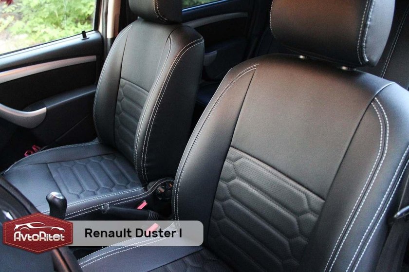 Чехлы Рено Дастер экокожа