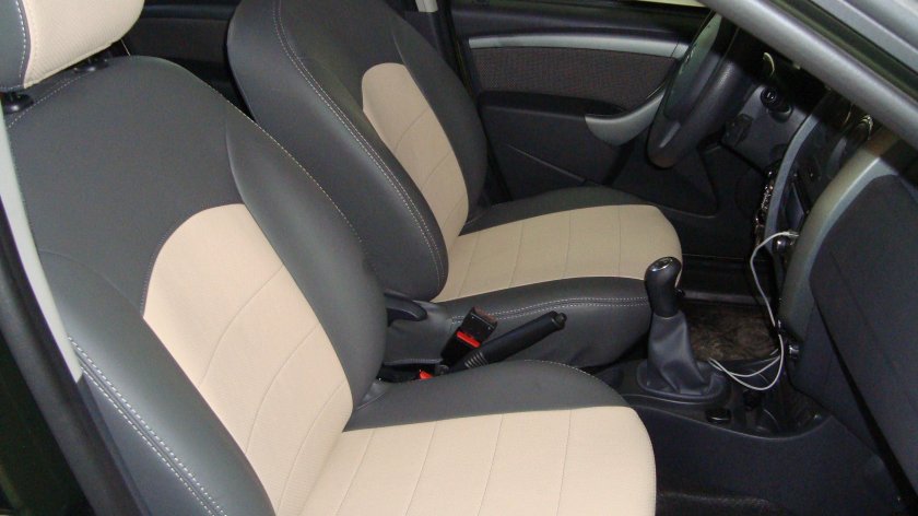 Чехлы Рено Дастер экокожа