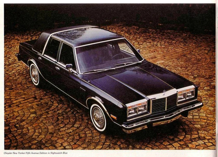 Chrysler New Yorker Fifth Avenue 1982