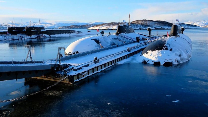 Гаджиево база подводных лодок Северного флота