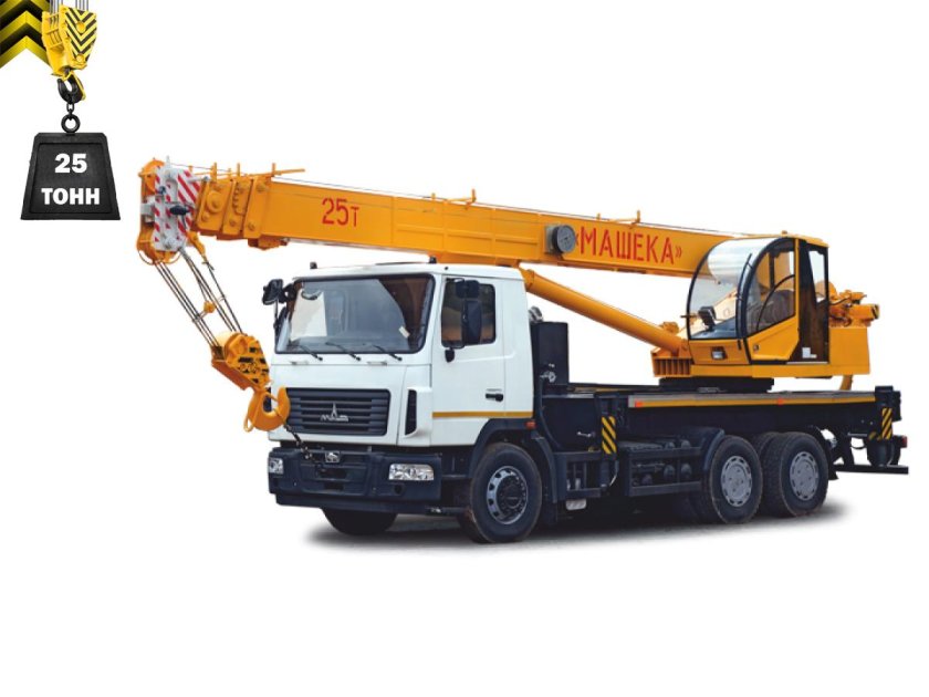Кран Машека 25 т