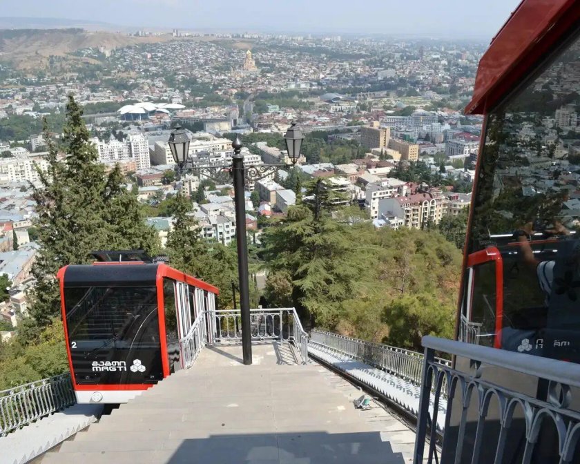 Нижняя станция фуникулёра Тбилиси