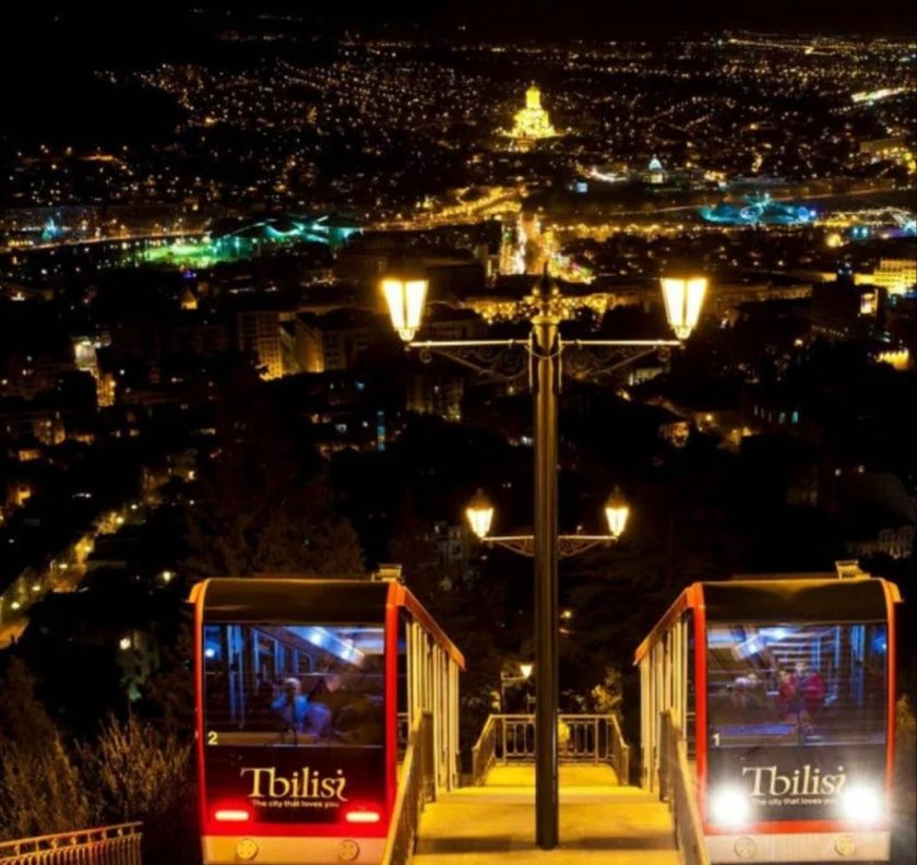 Канатка Тбилиси Мтацминда