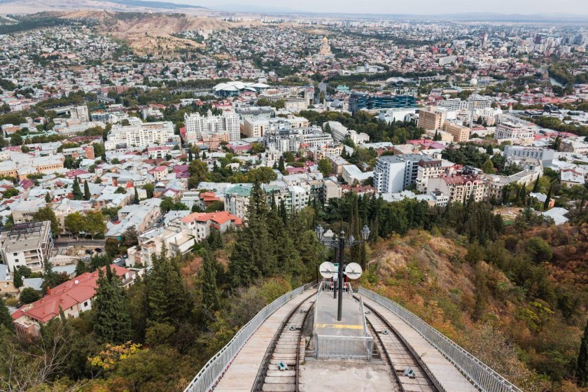 Тбилиси вид с фуникулера