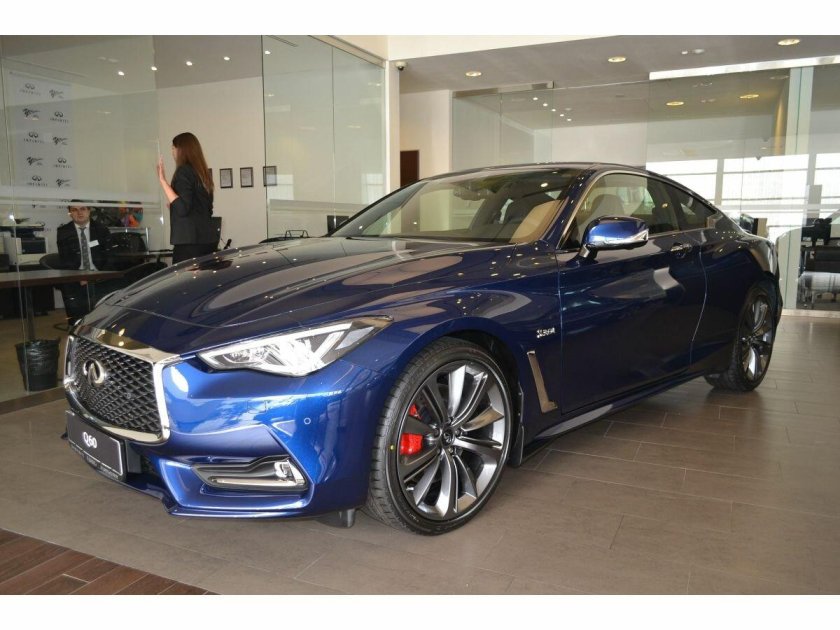Infiniti q60 синий
