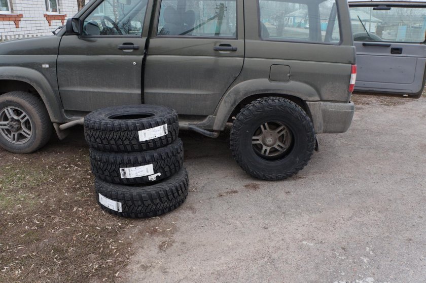 Резина на УАЗ Патриот р16