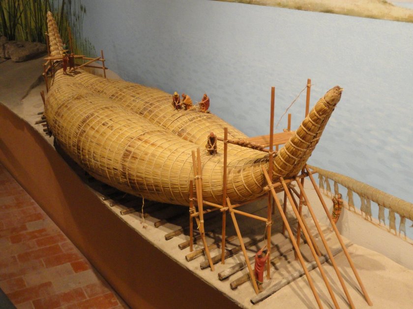 Папирусные лодки древнего Египта