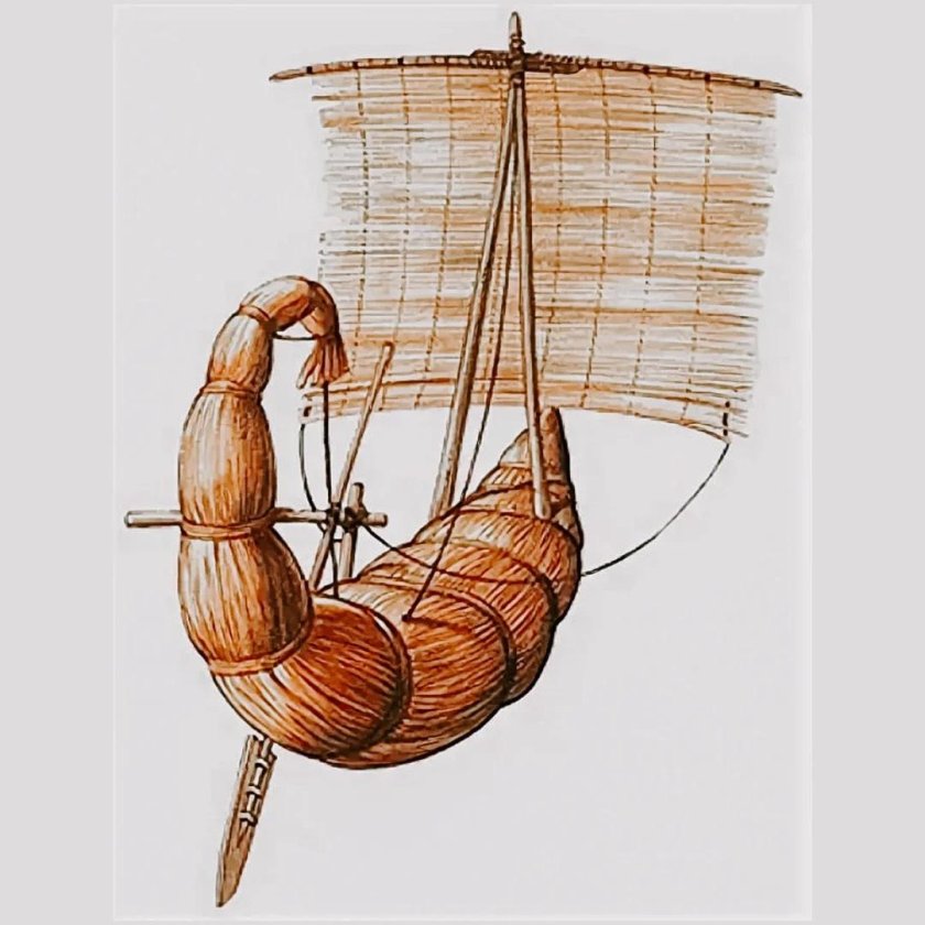 Папирусные лодки древнего Египта