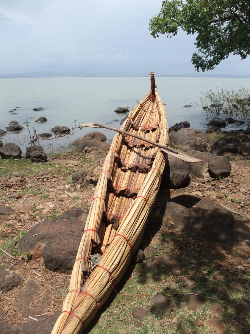 Тростниковая лодка египтян