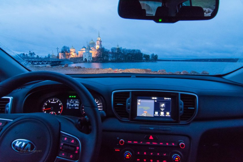 Kia Sportage 4 за рулем