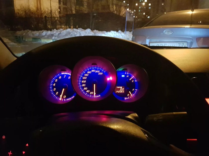 Подсветка приборов Мазда 3 BK