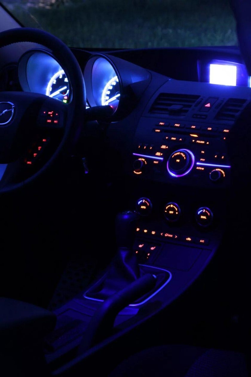 Подсветка салона Мазда 3 BL