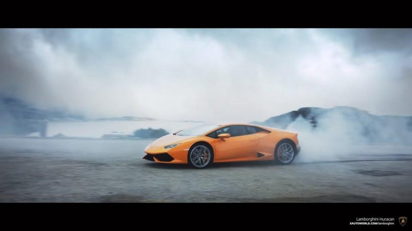 Ламборджини Хуракан дрифт