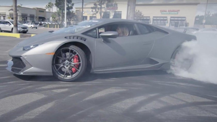 Lamborghini Huracan дрифт