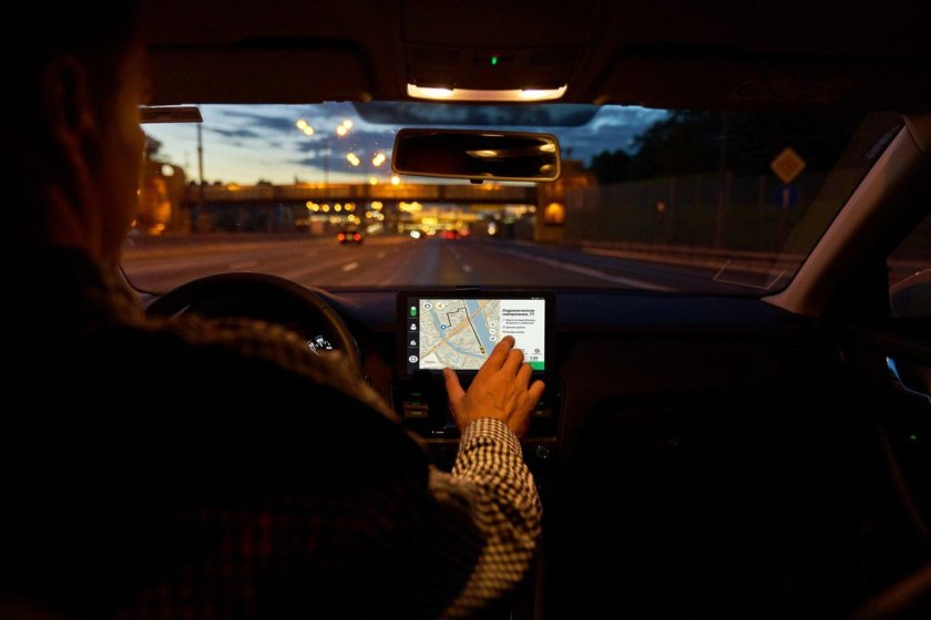 Такси ночью