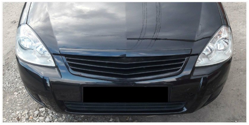 Клипсы сабли капота Приора