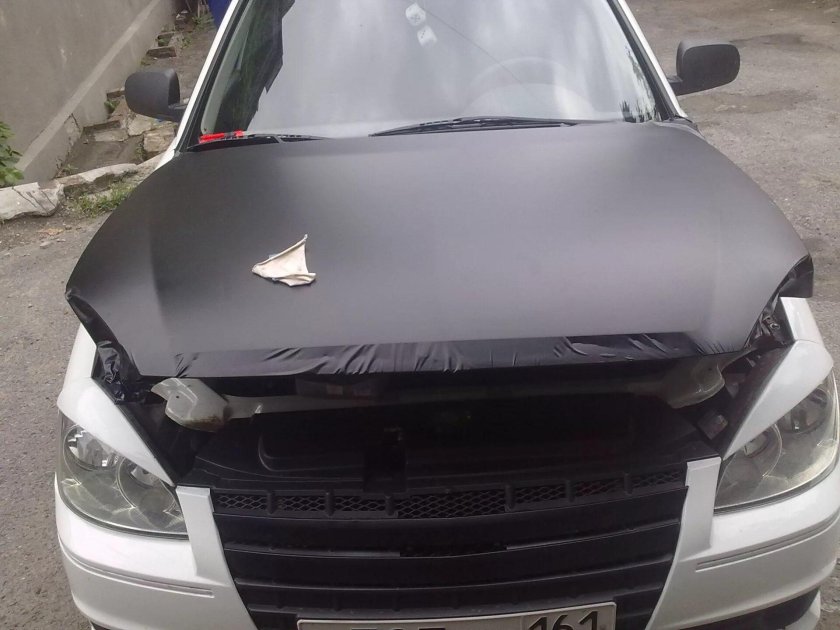 Капот Приора кварц