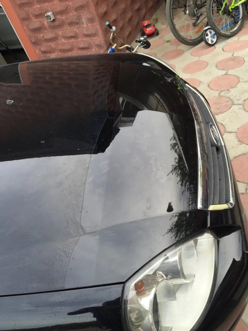 Капот в бронепленку Приора