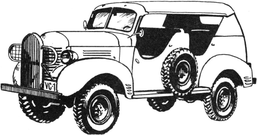 Dodge WC-51 чертежи
