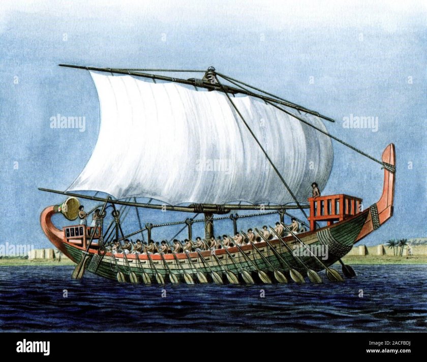 Морской флот древнего Египта