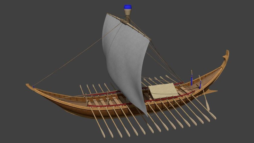 Галеры минойцев