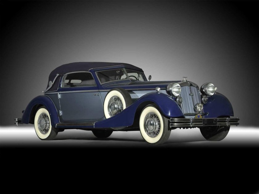 1937 Horch 853 Sport Cabriolet.