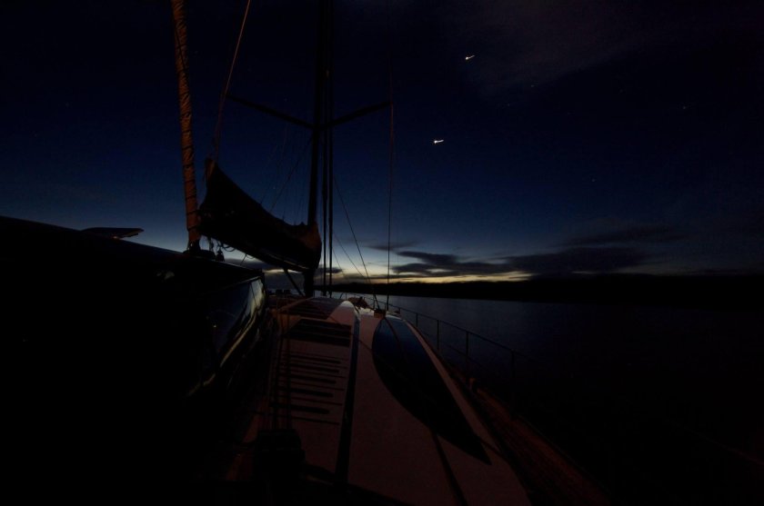 Ночь на корабле