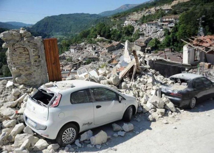 Землетрясение в автомобиле