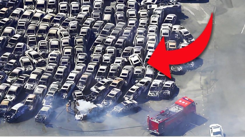 Стоянка машин в Японии