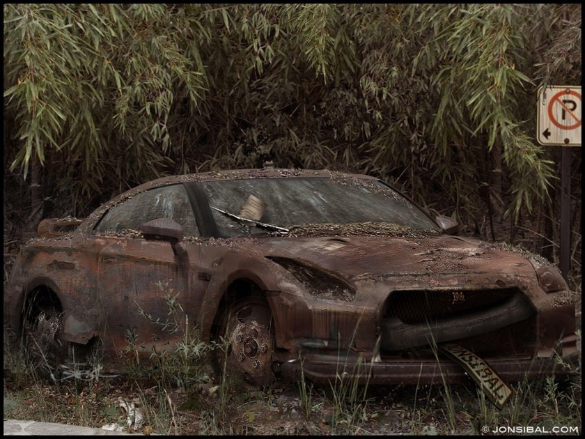 Заброшенные Nissan Skyline