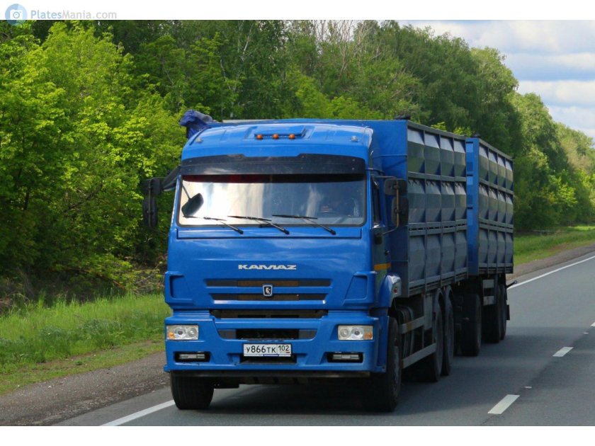 КАМАЗ 6520 зерновоз мамонт