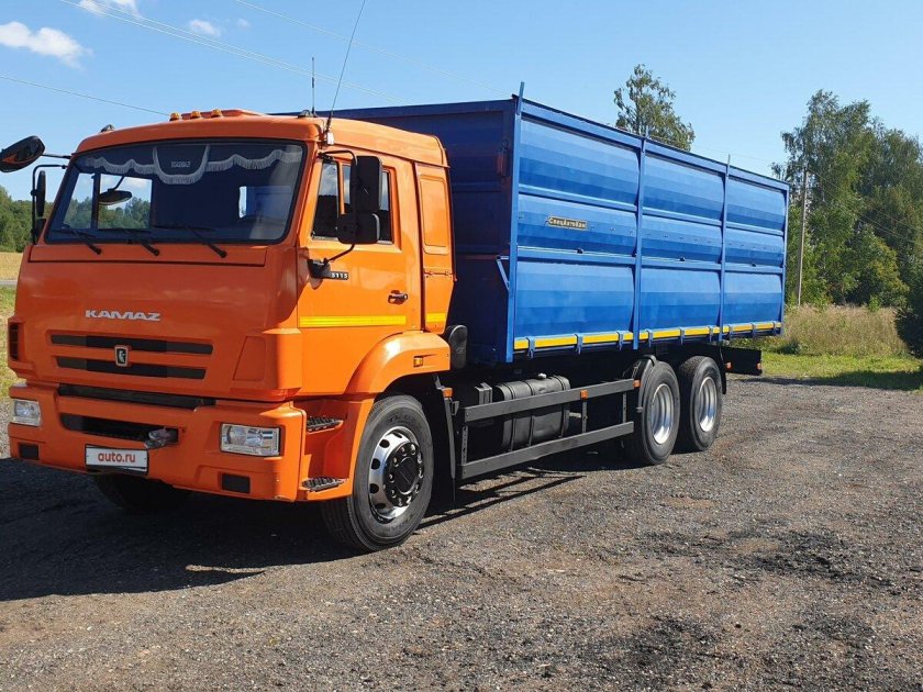 КАМАЗ 65115 бортовой зерновоз