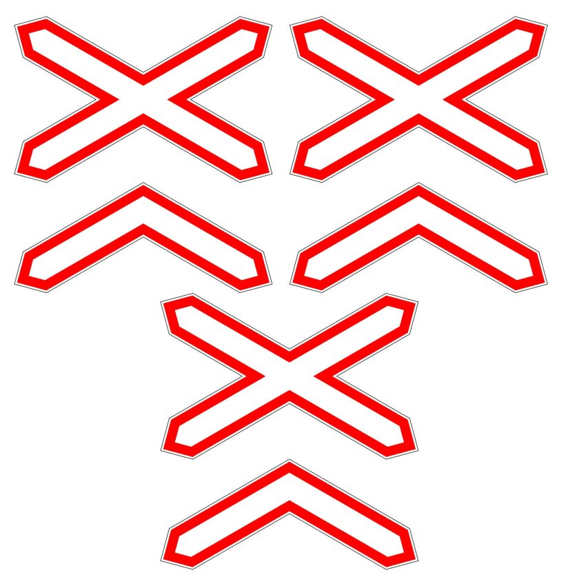 Знак Многопутная железная