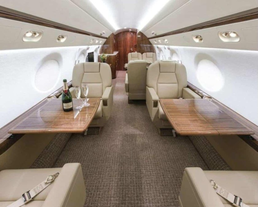 Gulfstream g450 салон