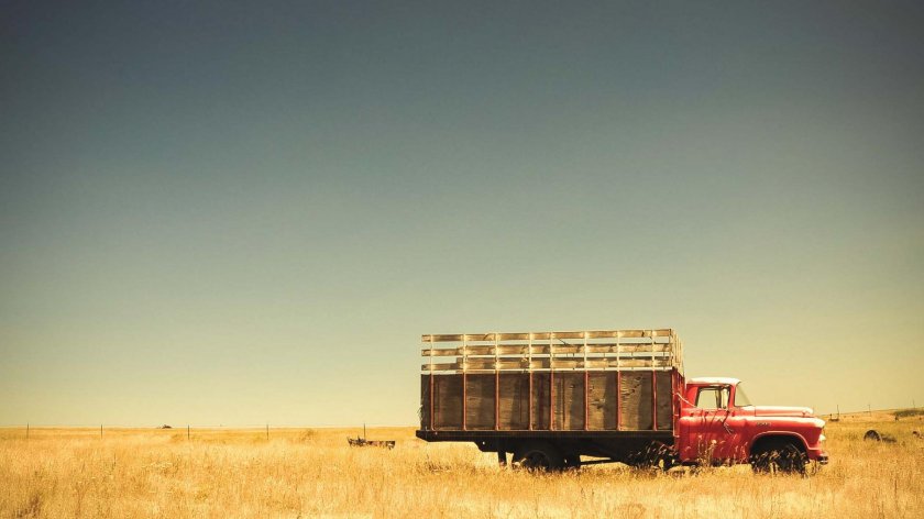 Грузовик пейзаж