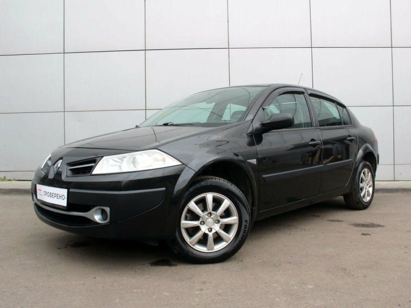 Рено Меган 2 седан черный
