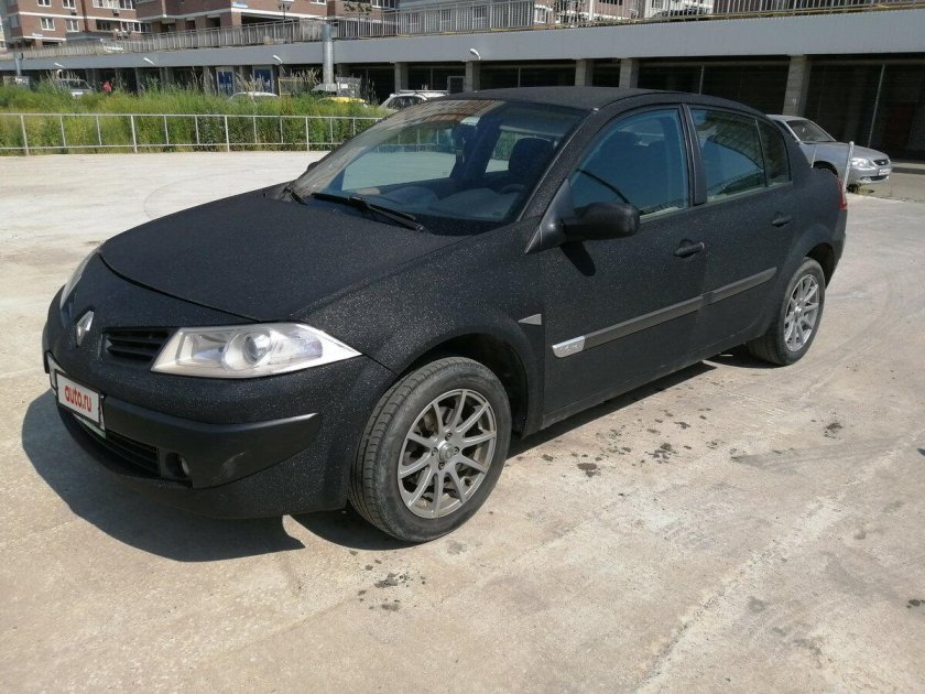 Рено Меган 2 седан черный