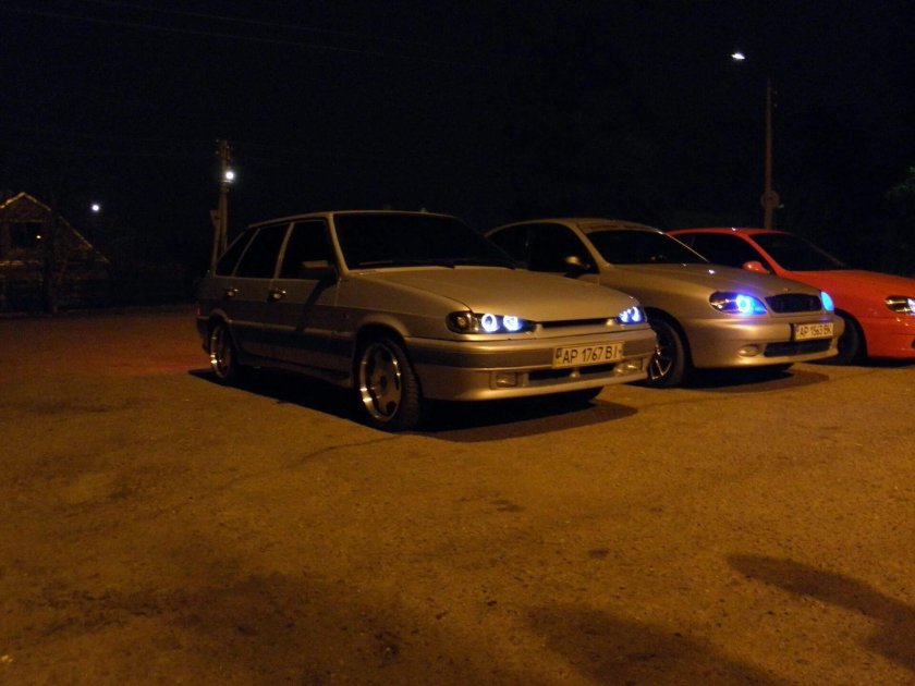 ВАЗ 2114 ночные покатушки