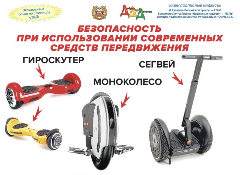 Современные средства передвижения