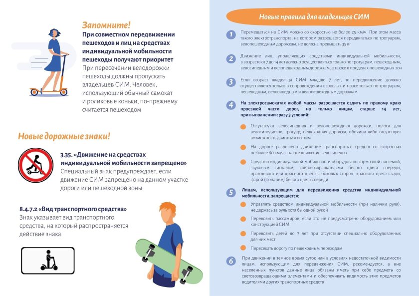 Знак средства индивидуальной мобильности
