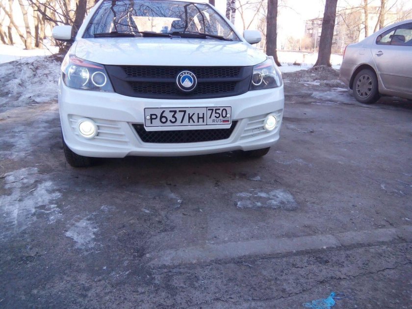 Противотуманки на Geely GC 6