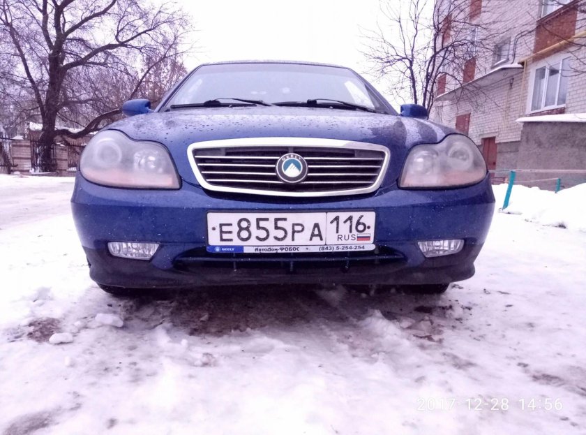 Противотуманки Джили СК 2011