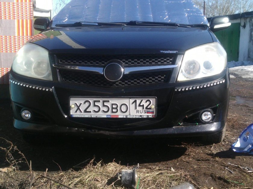 Туманки Geely MK