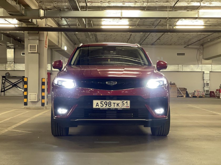 Новый Geely Tugella 2023