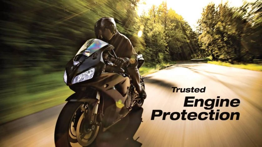 Мотоцикл в движении