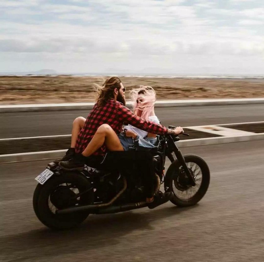 Анастасия Трегубова Harley Davidson