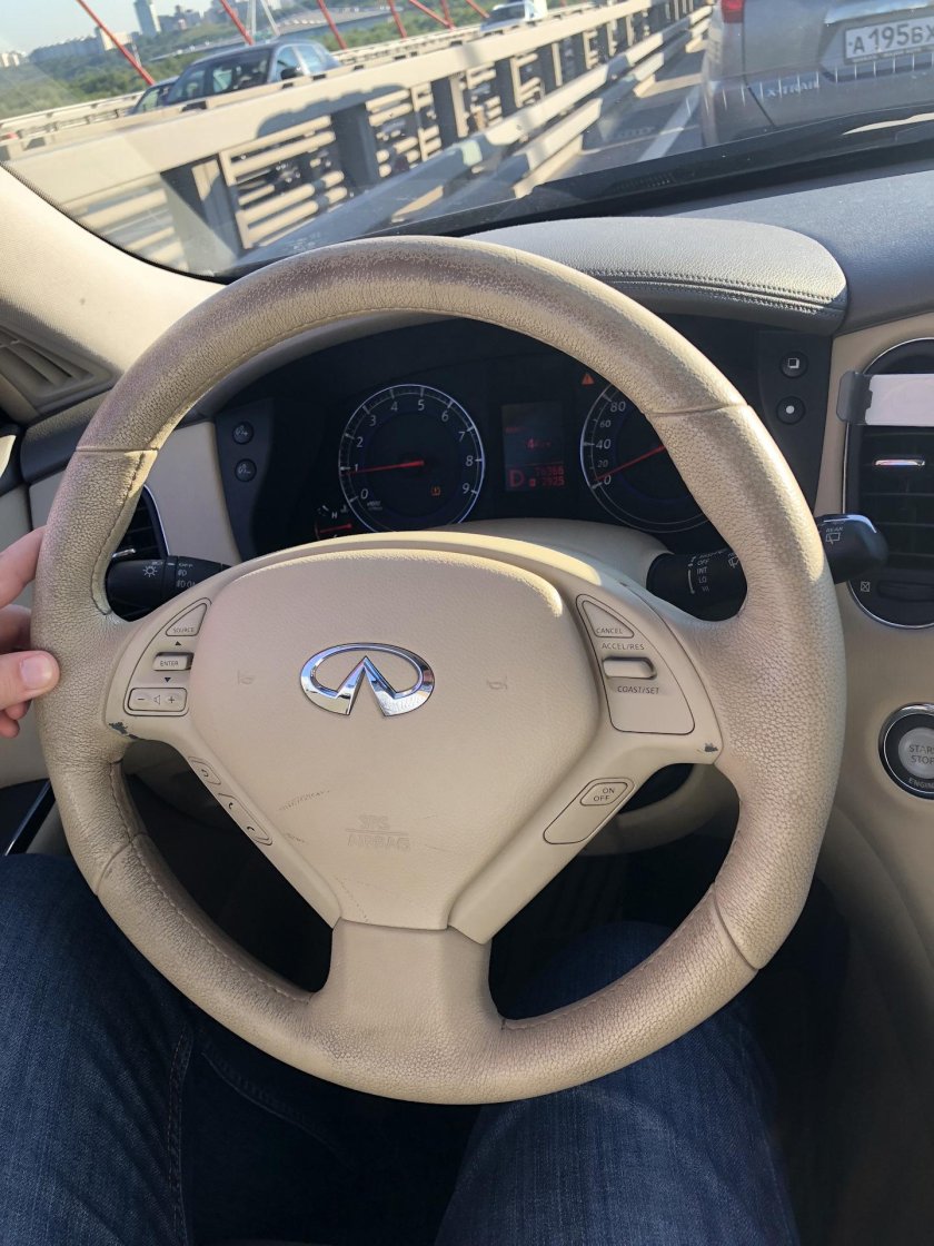 Перешив руля Инфинити q50