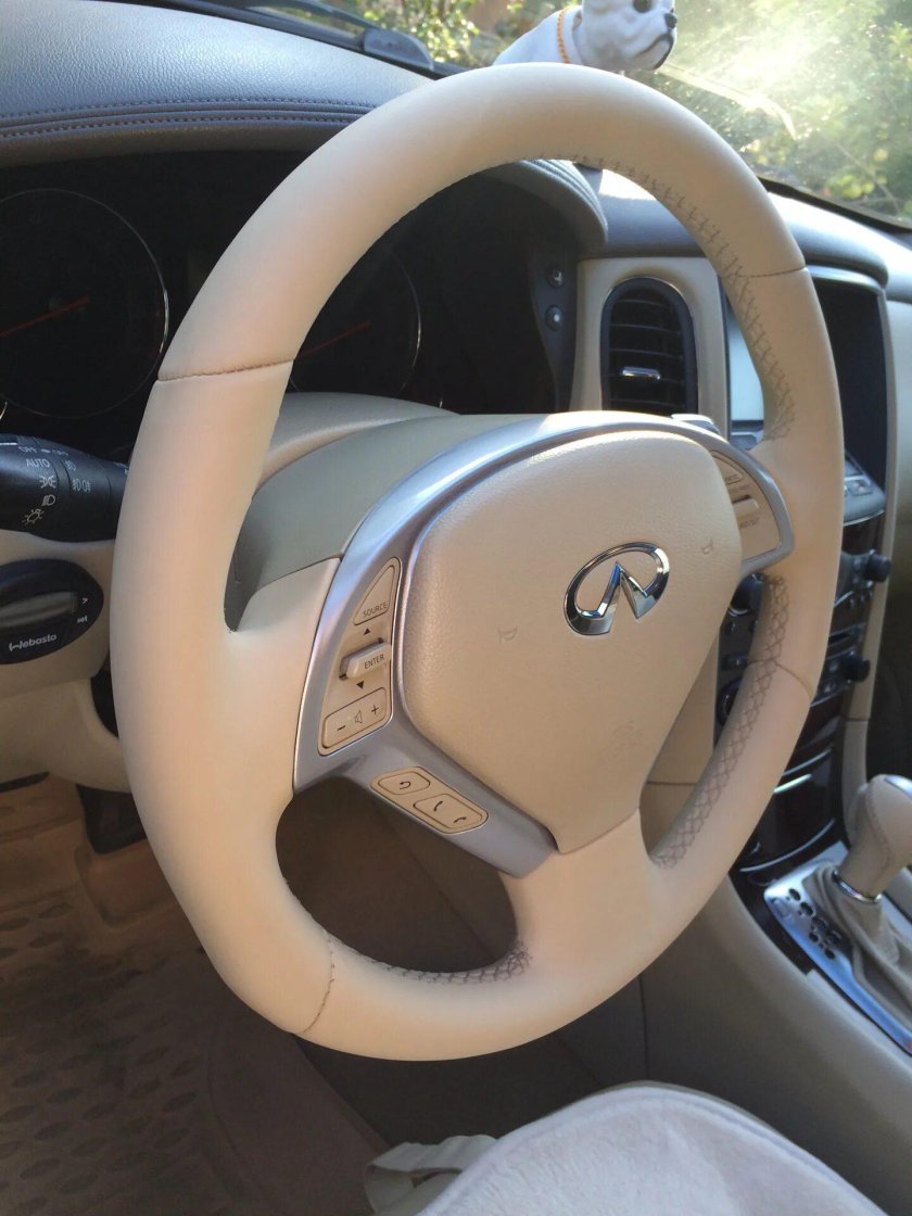Оплетка на руль Инфинити qx50