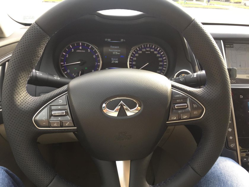 Руль Инфинити q50