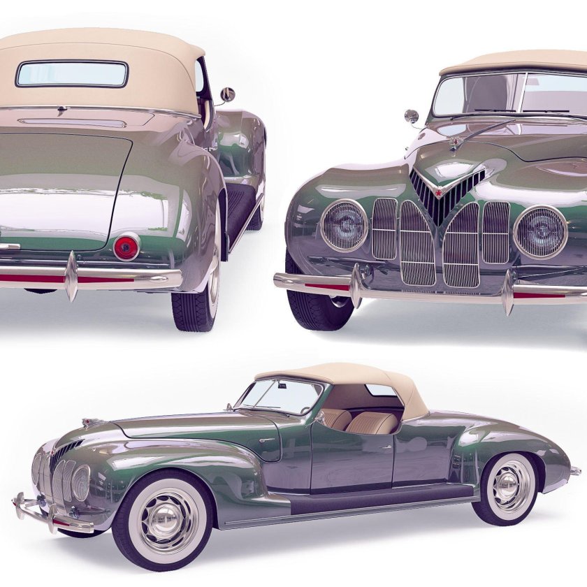 Модель машинки ЗИС-101а спорт синий